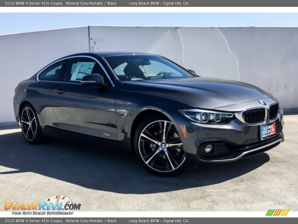 2019 BMW 4 Series 430i Coupe Mineral Grey Metallic / Black Photo #12