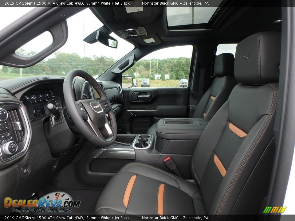 Front Seat of 2019 GMC Sierra 1500 AT4 Crew Cab 4WD Photo #9