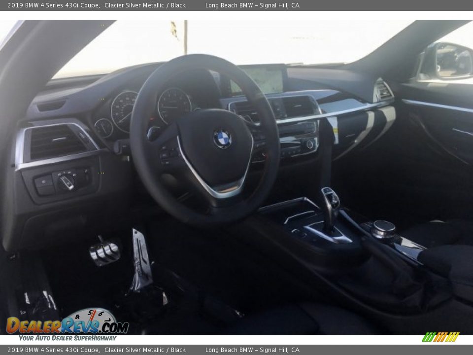 2019 BMW 4 Series 430i Coupe Glacier Silver Metallic / Black Photo #4