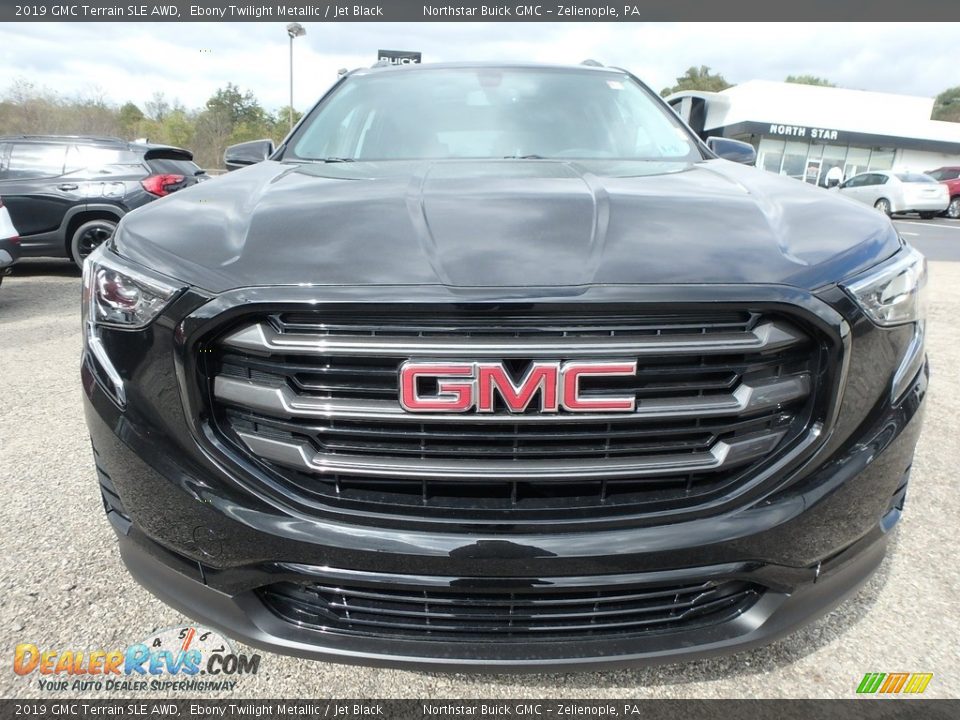 2019 GMC Terrain SLE AWD Ebony Twilight Metallic / Jet Black Photo #2