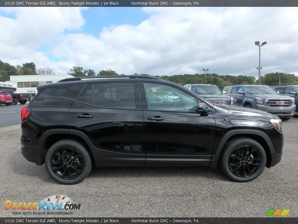 2019 GMC Terrain SLE AWD Ebony Twilight Metallic / Jet Black Photo #4