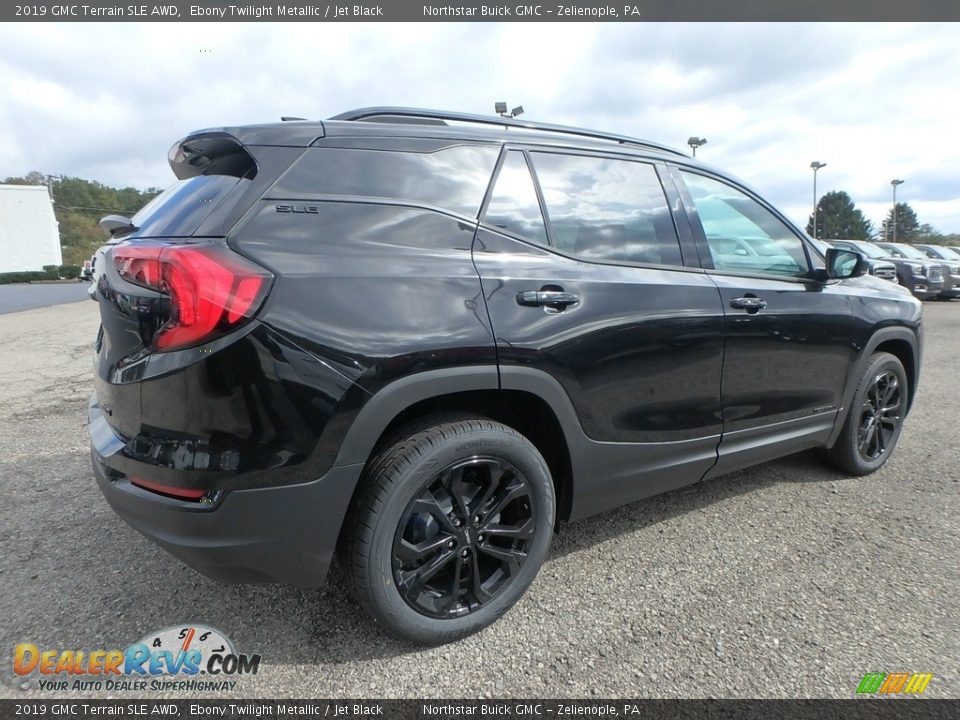 2019 GMC Terrain SLE AWD Ebony Twilight Metallic / Jet Black Photo #5