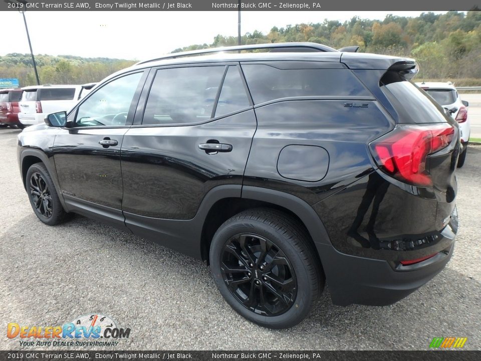 2019 GMC Terrain SLE AWD Ebony Twilight Metallic / Jet Black Photo #8