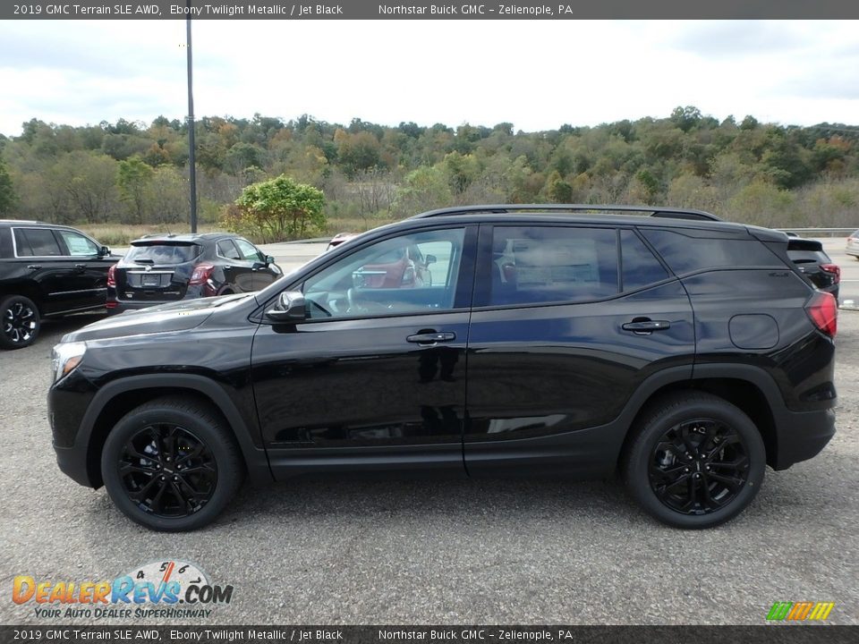 2019 GMC Terrain SLE AWD Ebony Twilight Metallic / Jet Black Photo #9