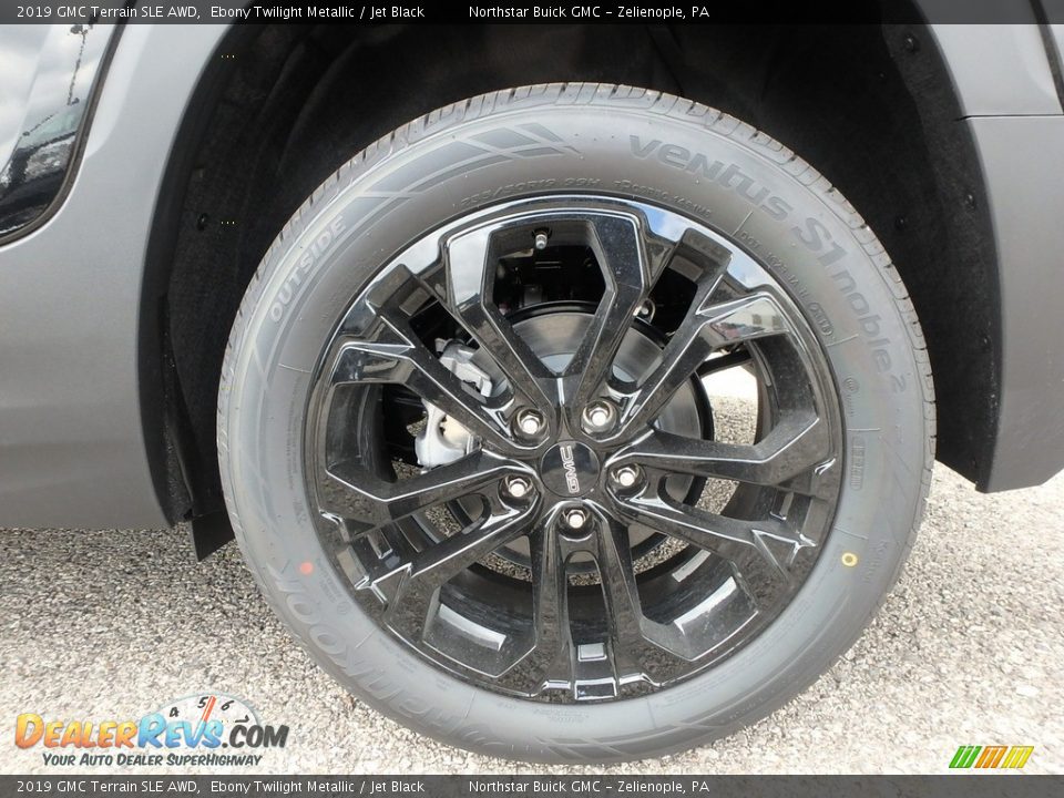 2019 GMC Terrain SLE AWD Ebony Twilight Metallic / Jet Black Photo #10