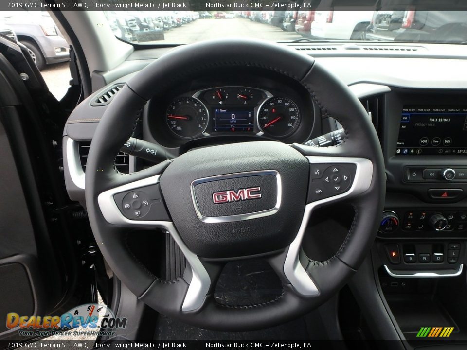 2019 GMC Terrain SLE AWD Ebony Twilight Metallic / Jet Black Photo #17