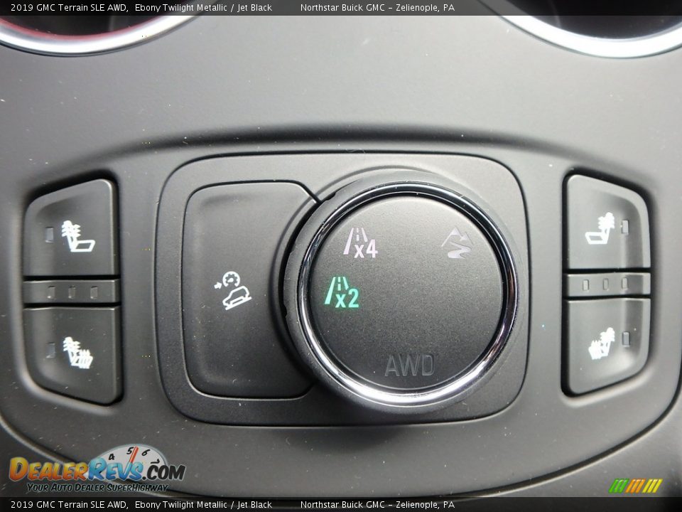 2019 GMC Terrain SLE AWD Ebony Twilight Metallic / Jet Black Photo #19