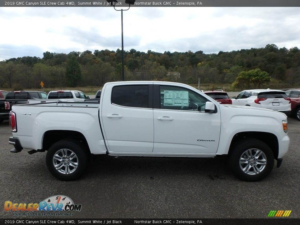 2019 GMC Canyon SLE Crew Cab 4WD Summit White / Jet Black Photo #4