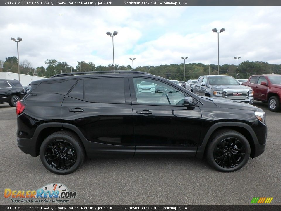 2019 GMC Terrain SLE AWD Ebony Twilight Metallic / Jet Black Photo #4