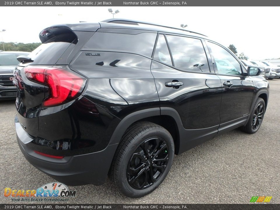 2019 GMC Terrain SLE AWD Ebony Twilight Metallic / Jet Black Photo #5