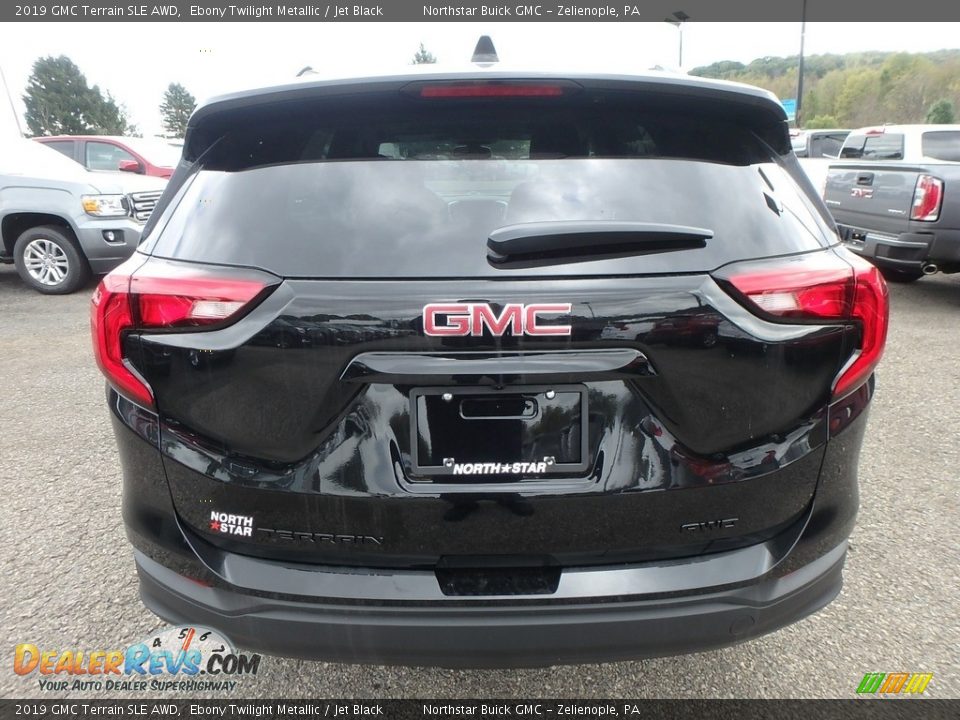 2019 GMC Terrain SLE AWD Ebony Twilight Metallic / Jet Black Photo #6