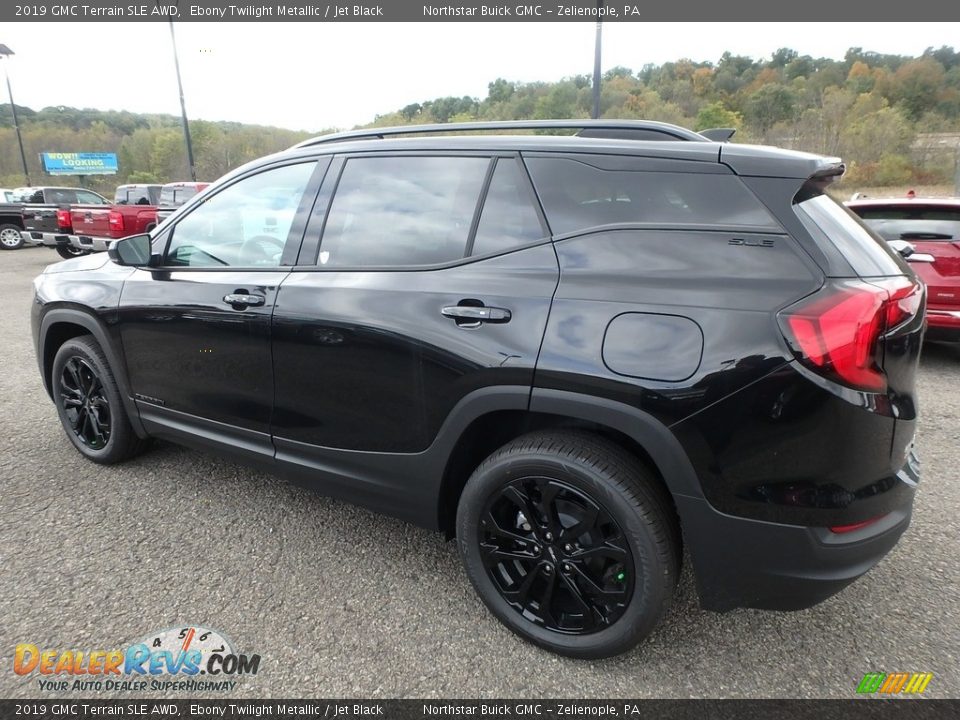 2019 GMC Terrain SLE AWD Ebony Twilight Metallic / Jet Black Photo #8