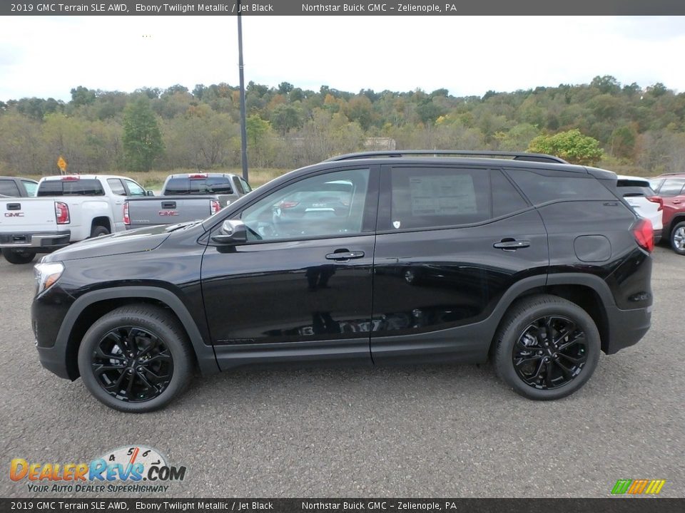2019 GMC Terrain SLE AWD Ebony Twilight Metallic / Jet Black Photo #9