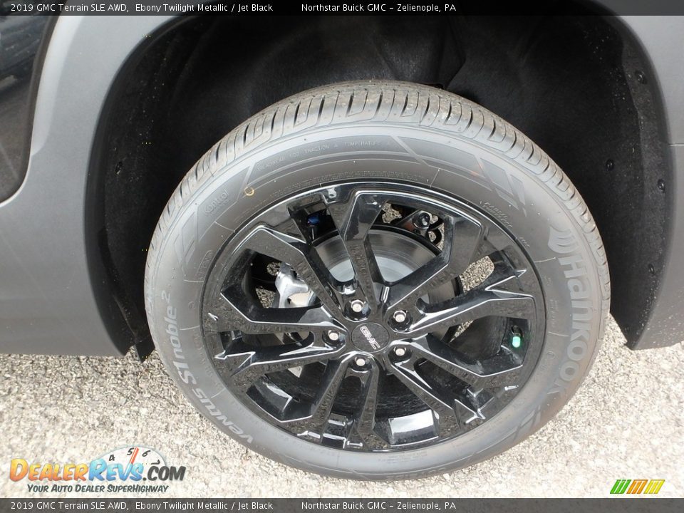 2019 GMC Terrain SLE AWD Ebony Twilight Metallic / Jet Black Photo #10