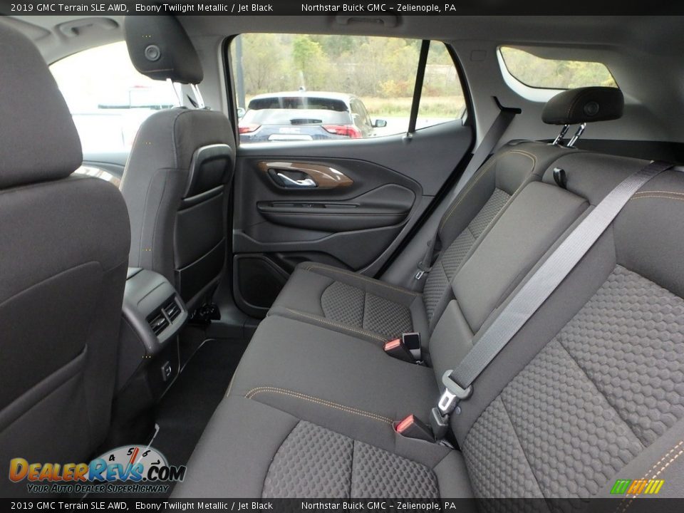 2019 GMC Terrain SLE AWD Ebony Twilight Metallic / Jet Black Photo #12