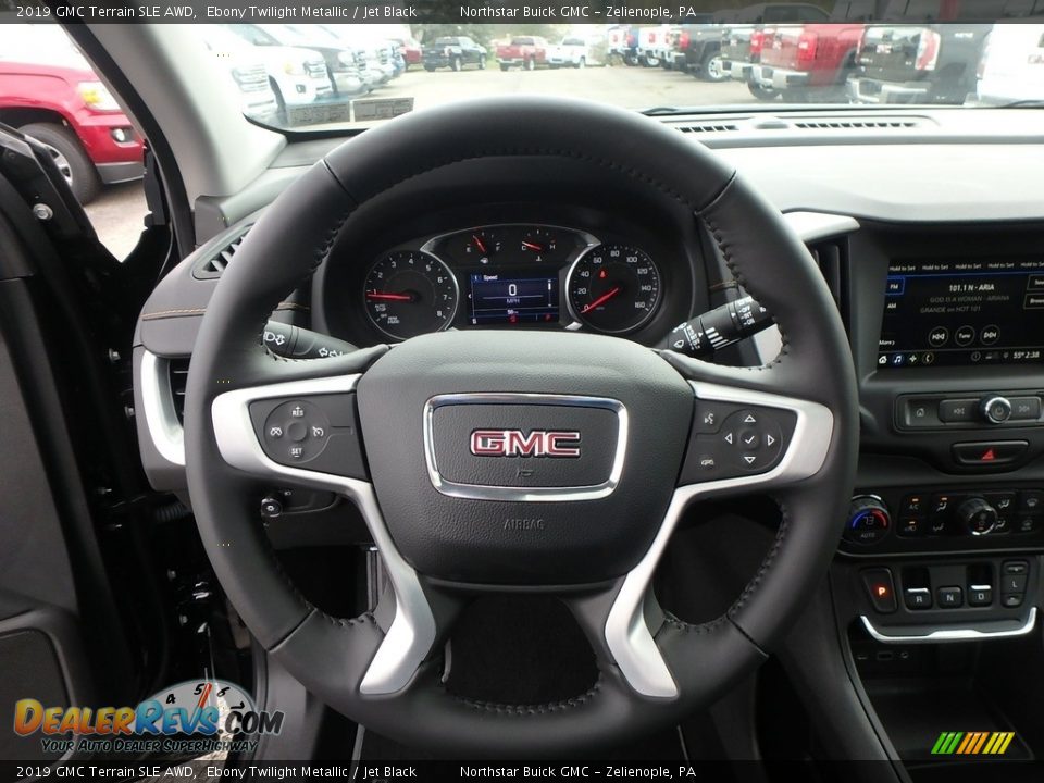2019 GMC Terrain SLE AWD Ebony Twilight Metallic / Jet Black Photo #17