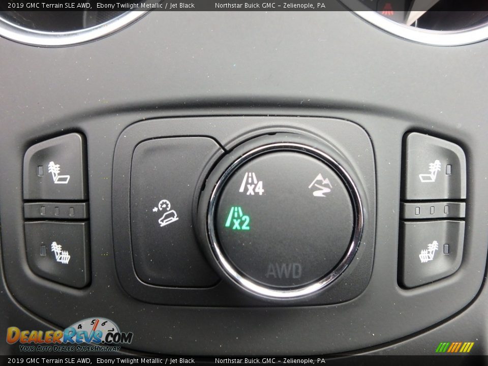 2019 GMC Terrain SLE AWD Ebony Twilight Metallic / Jet Black Photo #18