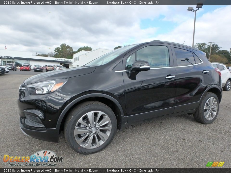 2019 Buick Encore Preferred AWD Ebony Twilight Metallic / Ebony Photo #1