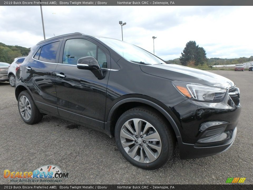 2019 Buick Encore Preferred AWD Ebony Twilight Metallic / Ebony Photo #3