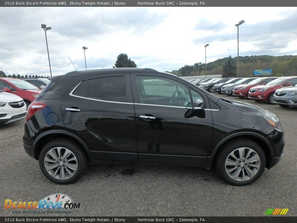 2019 Buick Encore Preferred AWD Ebony Twilight Metallic / Ebony Photo #4