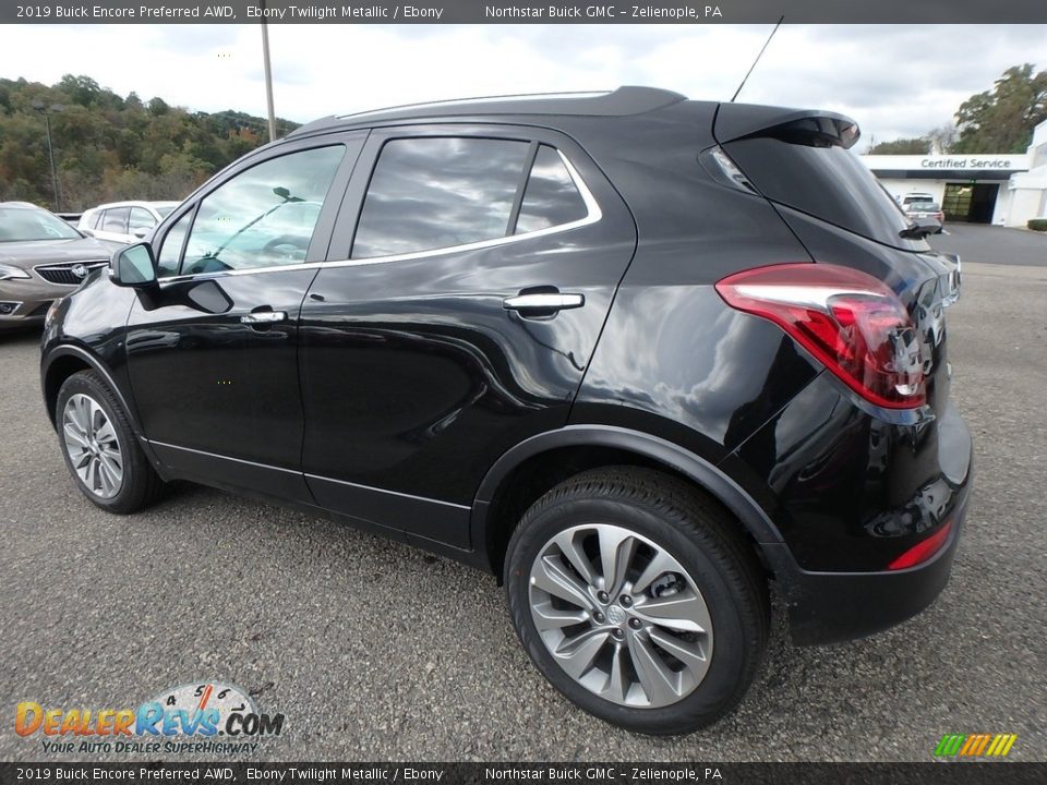 2019 Buick Encore Preferred AWD Ebony Twilight Metallic / Ebony Photo #7