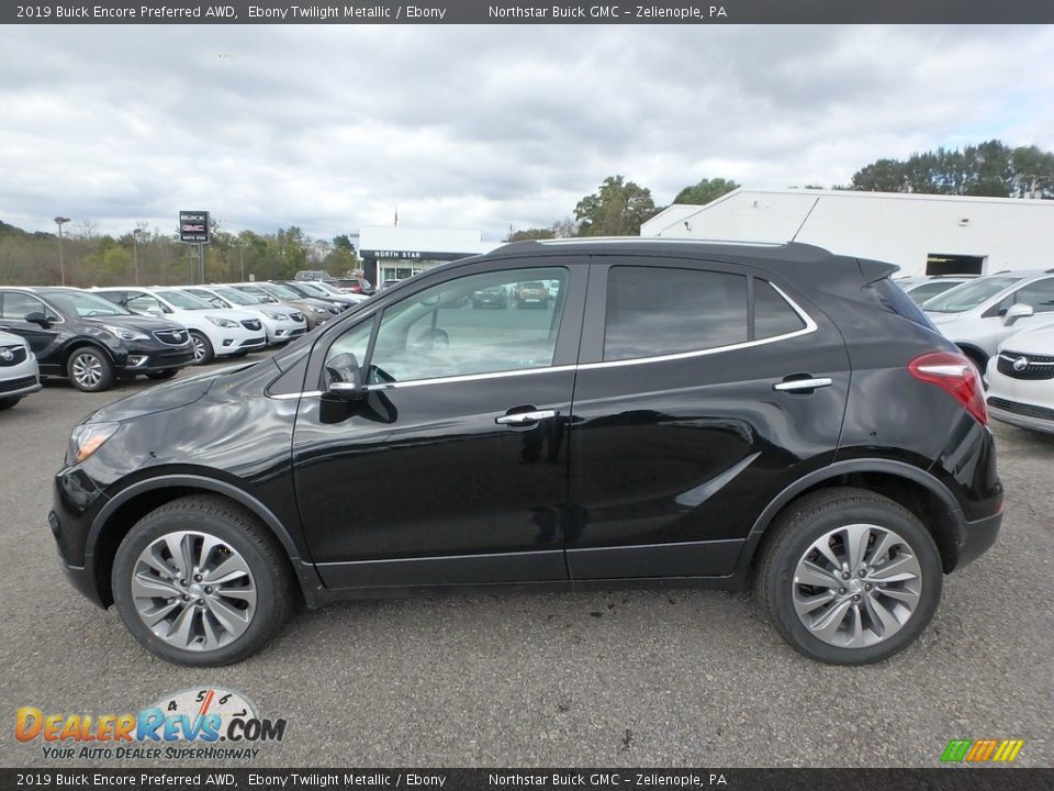 2019 Buick Encore Preferred AWD Ebony Twilight Metallic / Ebony Photo #8