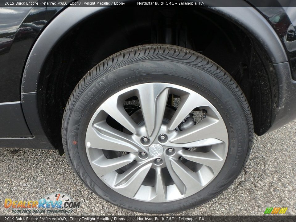 2019 Buick Encore Preferred AWD Ebony Twilight Metallic / Ebony Photo #9