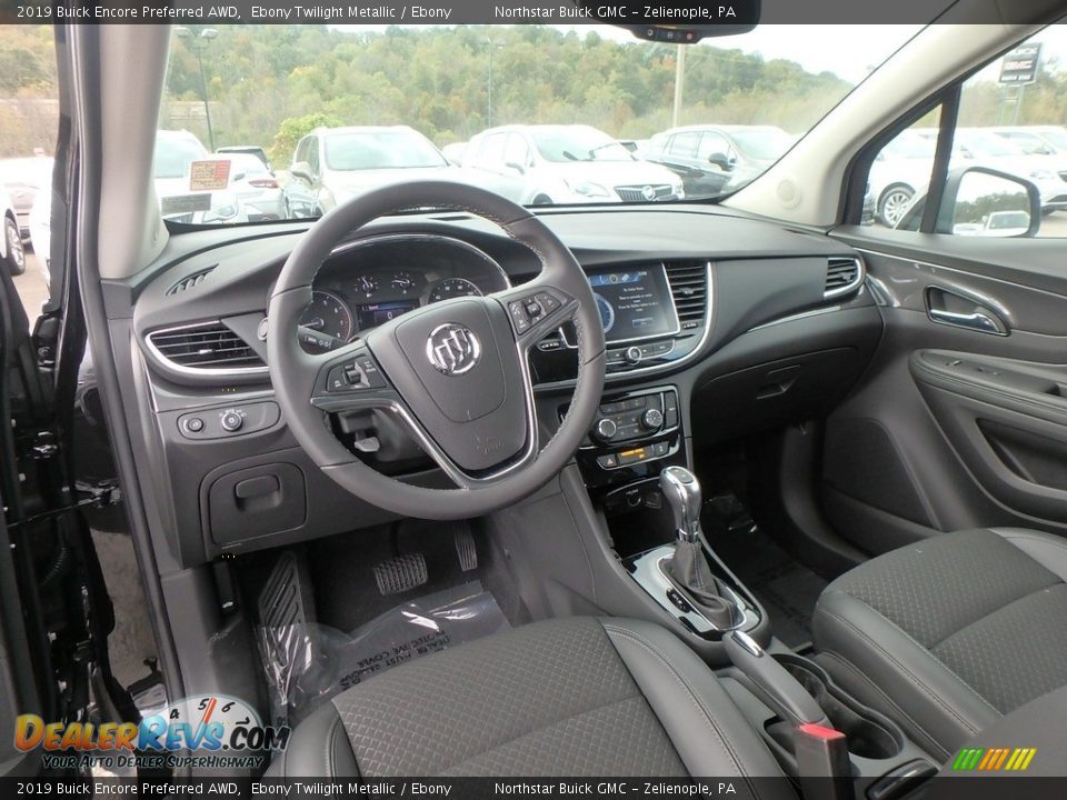 2019 Buick Encore Preferred AWD Ebony Twilight Metallic / Ebony Photo #12