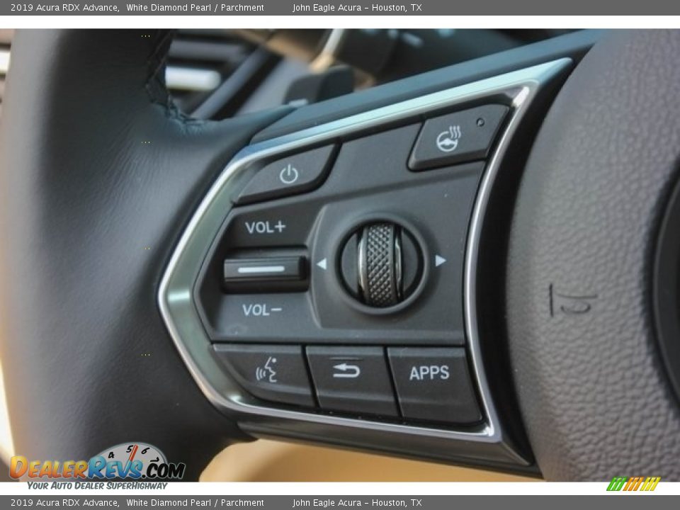2019 Acura RDX Advance White Diamond Pearl / Parchment Photo #34