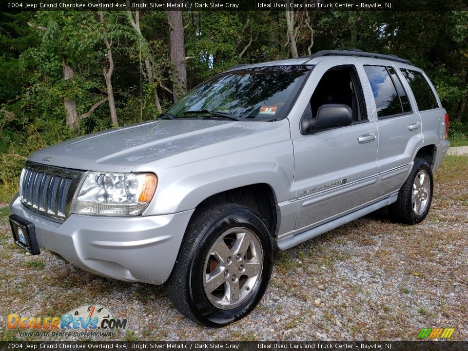 2004 Jeep Grand Cherokee Overland 4x4 Bright Silver Metallic / Dark Slate Gray Photo #1
