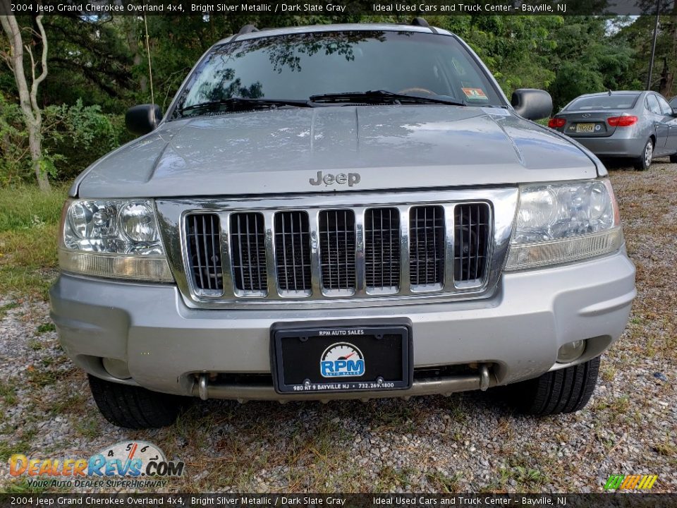 2004 Jeep Grand Cherokee Overland 4x4 Bright Silver Metallic / Dark Slate Gray Photo #2
