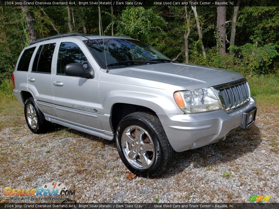 2004 Jeep Grand Cherokee Overland 4x4 Bright Silver Metallic / Dark Slate Gray Photo #3