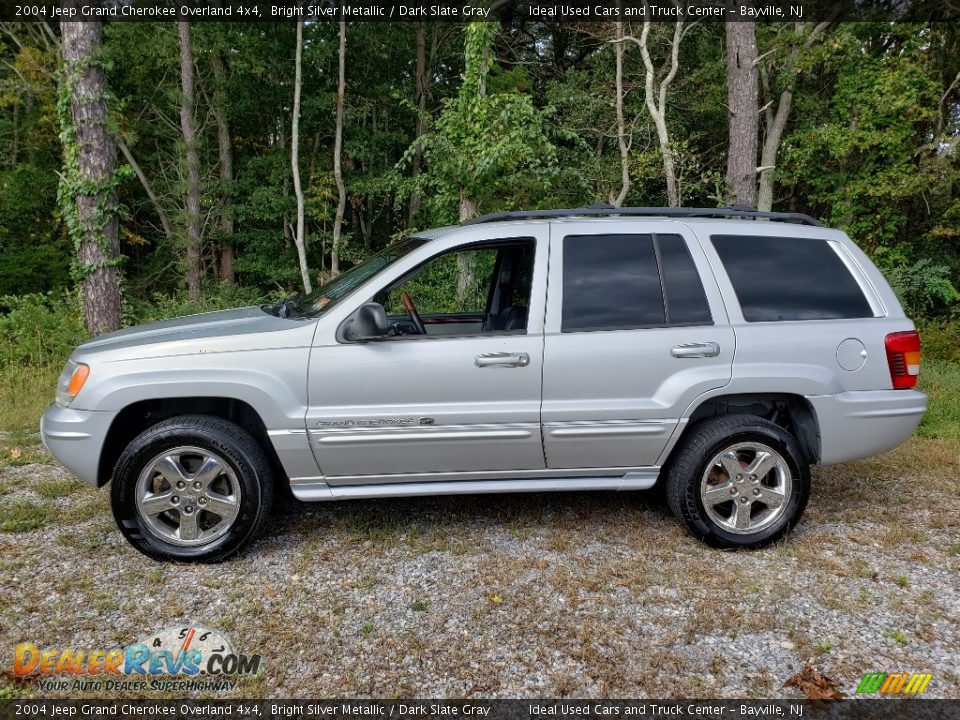 2004 Jeep Grand Cherokee Overland 4x4 Bright Silver Metallic / Dark Slate Gray Photo #5