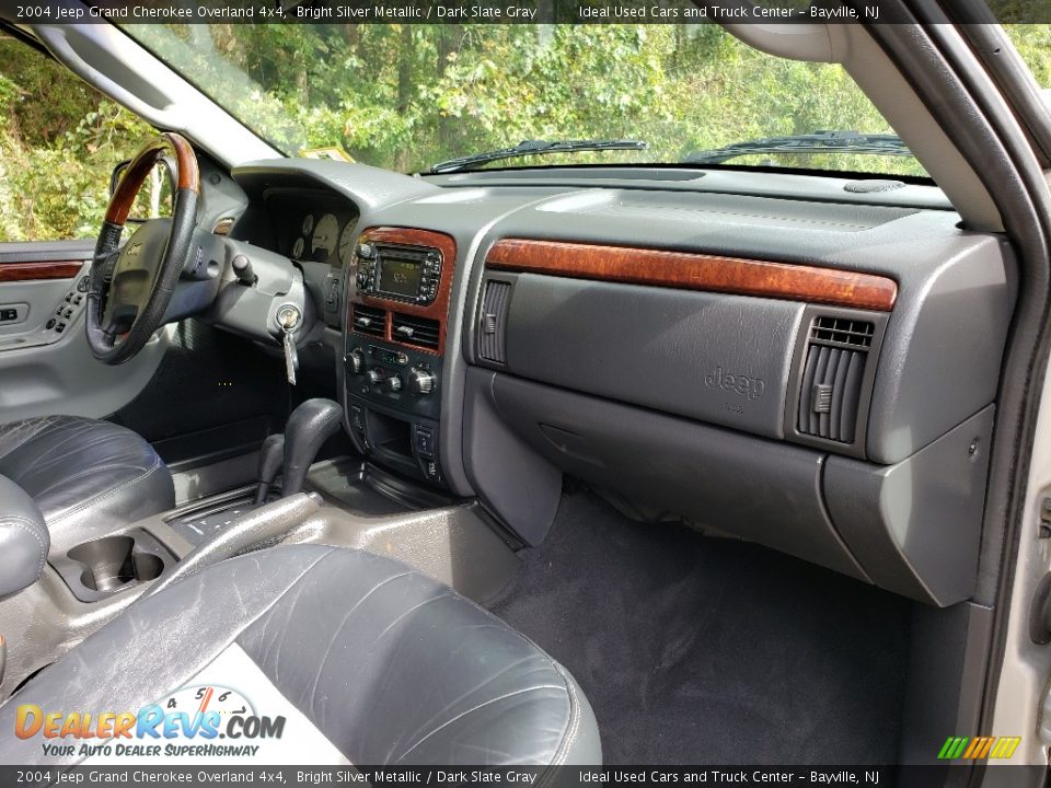 2004 Jeep Grand Cherokee Overland 4x4 Bright Silver Metallic / Dark Slate Gray Photo #9