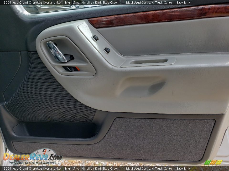 2004 Jeep Grand Cherokee Overland 4x4 Bright Silver Metallic / Dark Slate Gray Photo #13