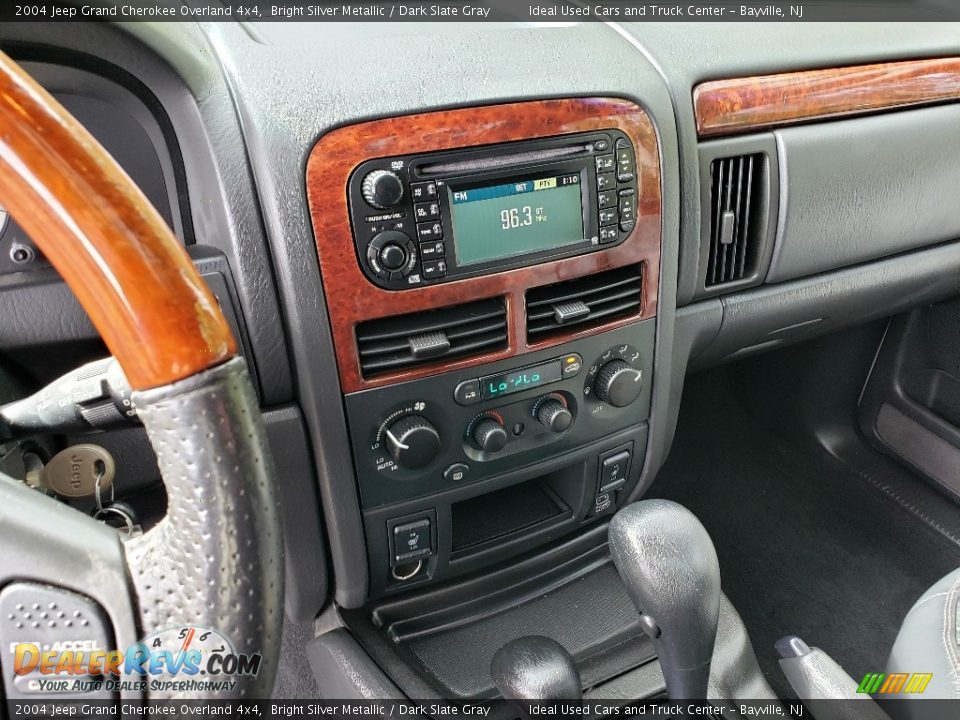 2004 Jeep Grand Cherokee Overland 4x4 Bright Silver Metallic / Dark Slate Gray Photo #14