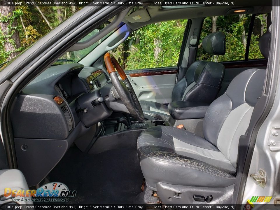 2004 Jeep Grand Cherokee Overland 4x4 Bright Silver Metallic / Dark Slate Gray Photo #17