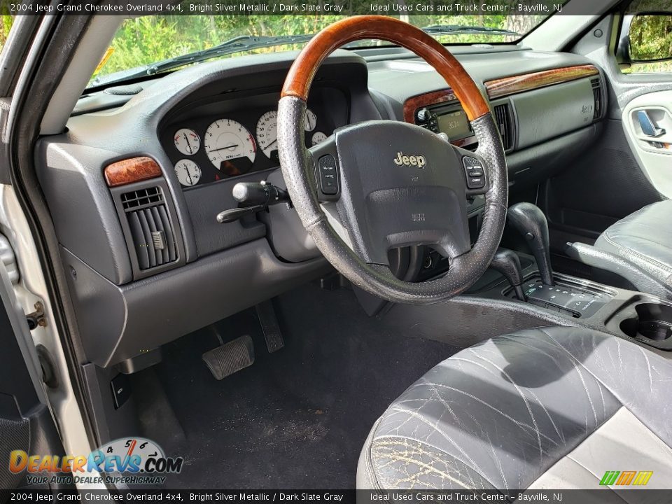 2004 Jeep Grand Cherokee Overland 4x4 Bright Silver Metallic / Dark Slate Gray Photo #20