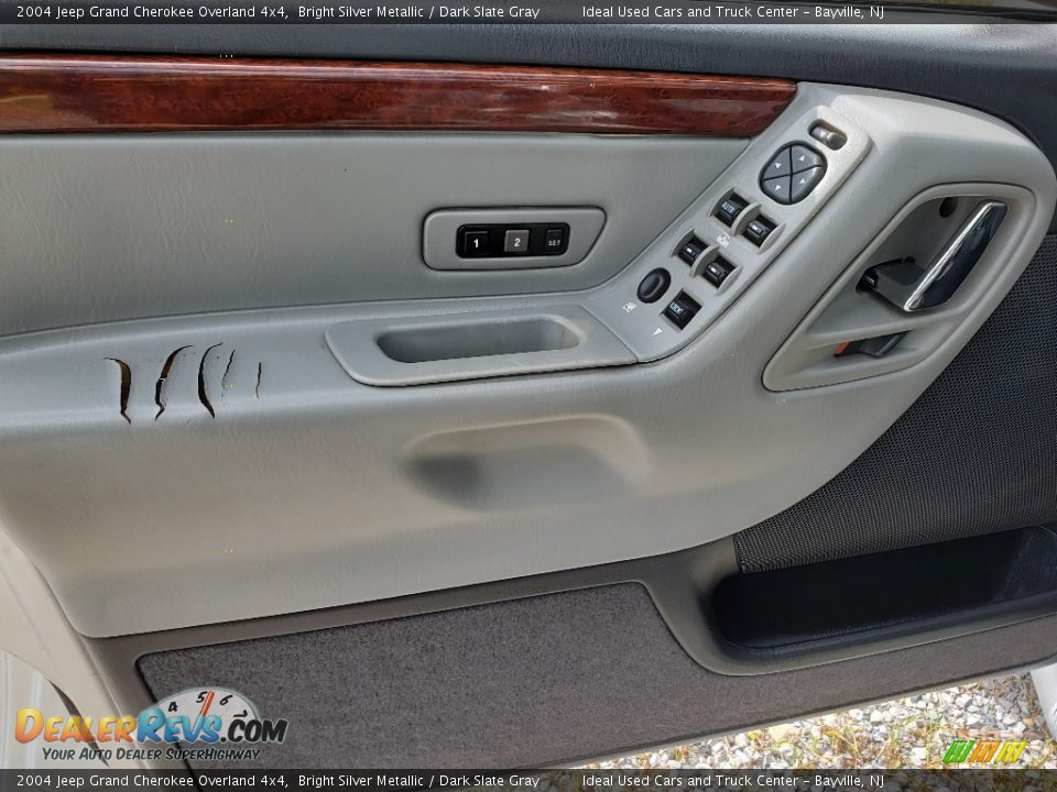 2004 Jeep Grand Cherokee Overland 4x4 Bright Silver Metallic / Dark Slate Gray Photo #21