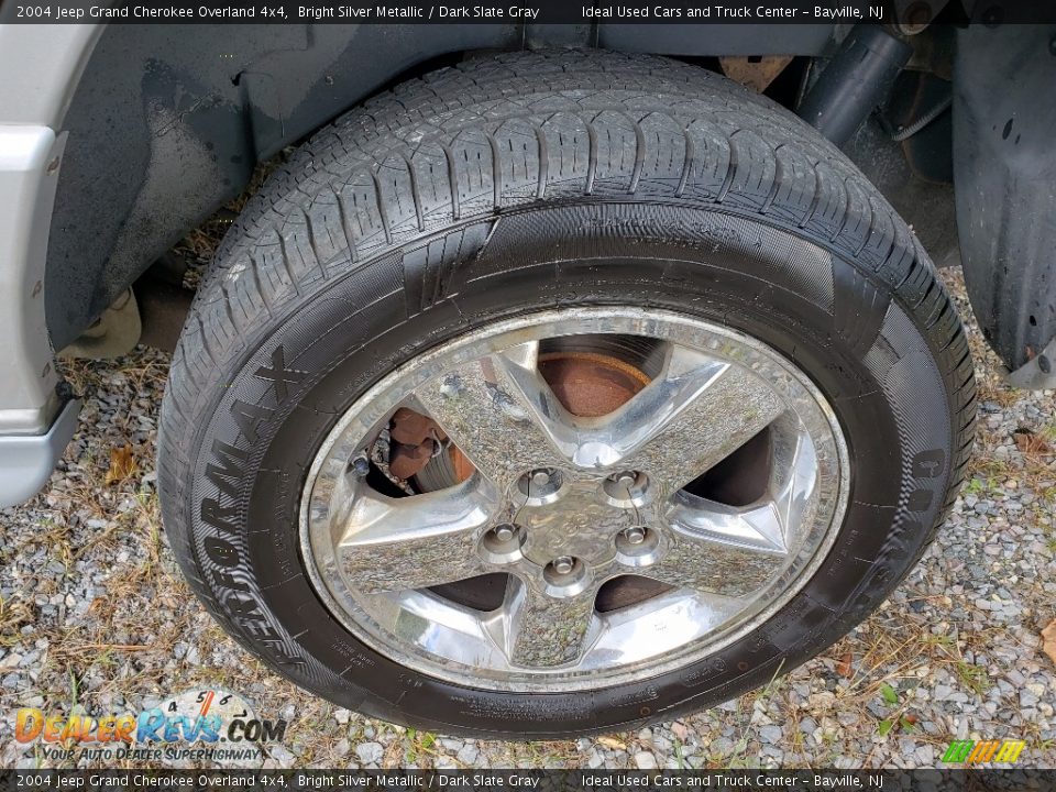 2004 Jeep Grand Cherokee Overland 4x4 Bright Silver Metallic / Dark Slate Gray Photo #27