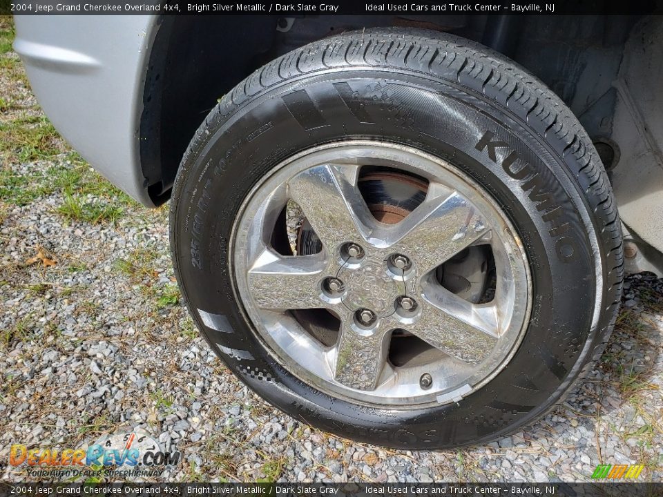 2004 Jeep Grand Cherokee Overland 4x4 Bright Silver Metallic / Dark Slate Gray Photo #28