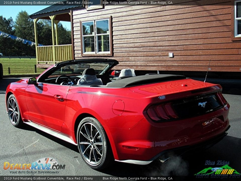 2019 Ford Mustang EcoBoost Convertible Race Red / Ebony Photo #3