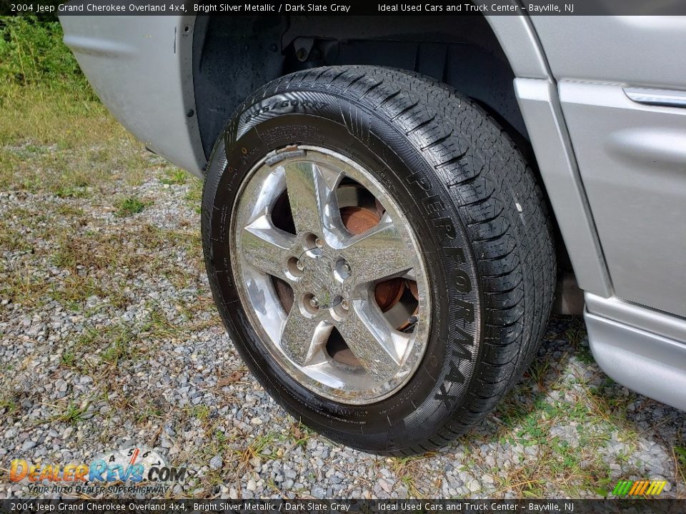 2004 Jeep Grand Cherokee Overland 4x4 Bright Silver Metallic / Dark Slate Gray Photo #29