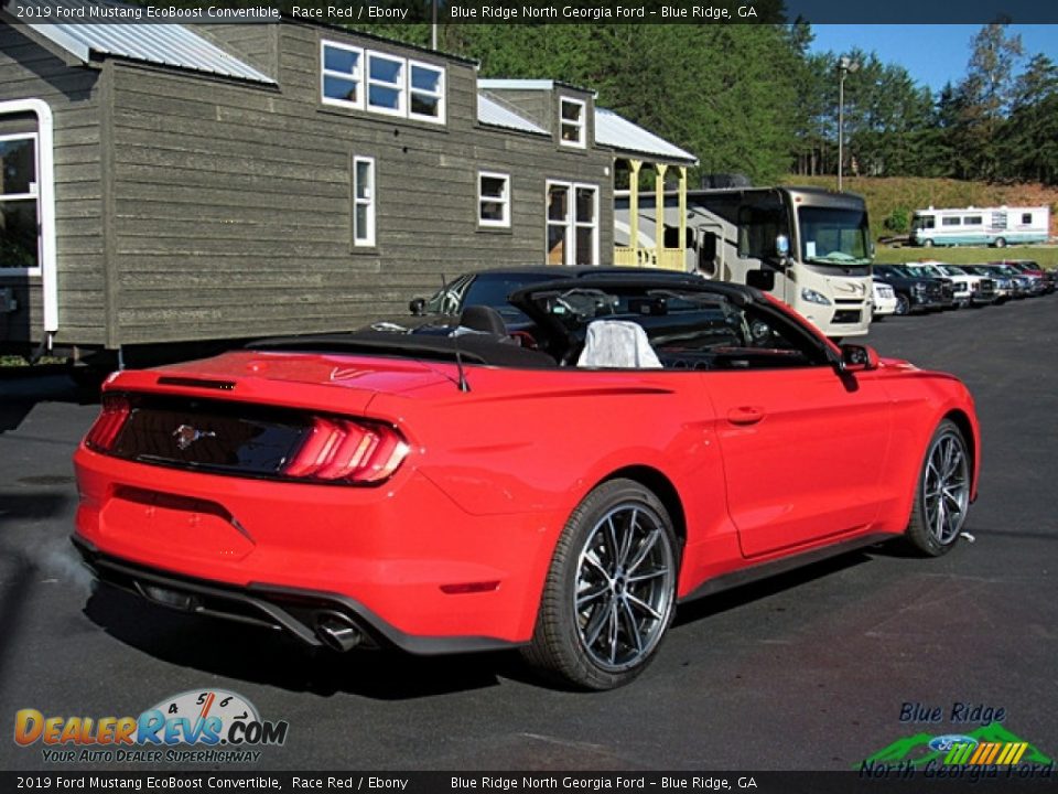 2019 Ford Mustang EcoBoost Convertible Race Red / Ebony Photo #5