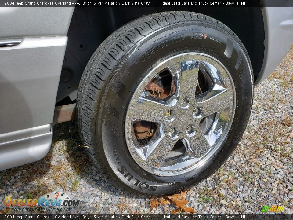 2004 Jeep Grand Cherokee Overland 4x4 Bright Silver Metallic / Dark Slate Gray Photo #30