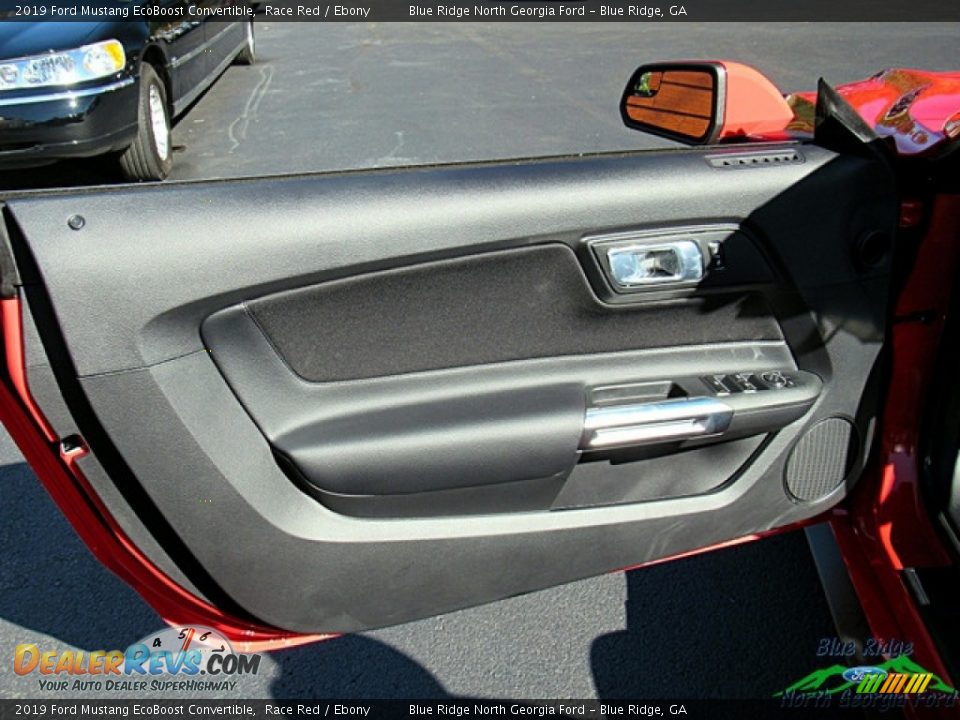2019 Ford Mustang EcoBoost Convertible Race Red / Ebony Photo #11