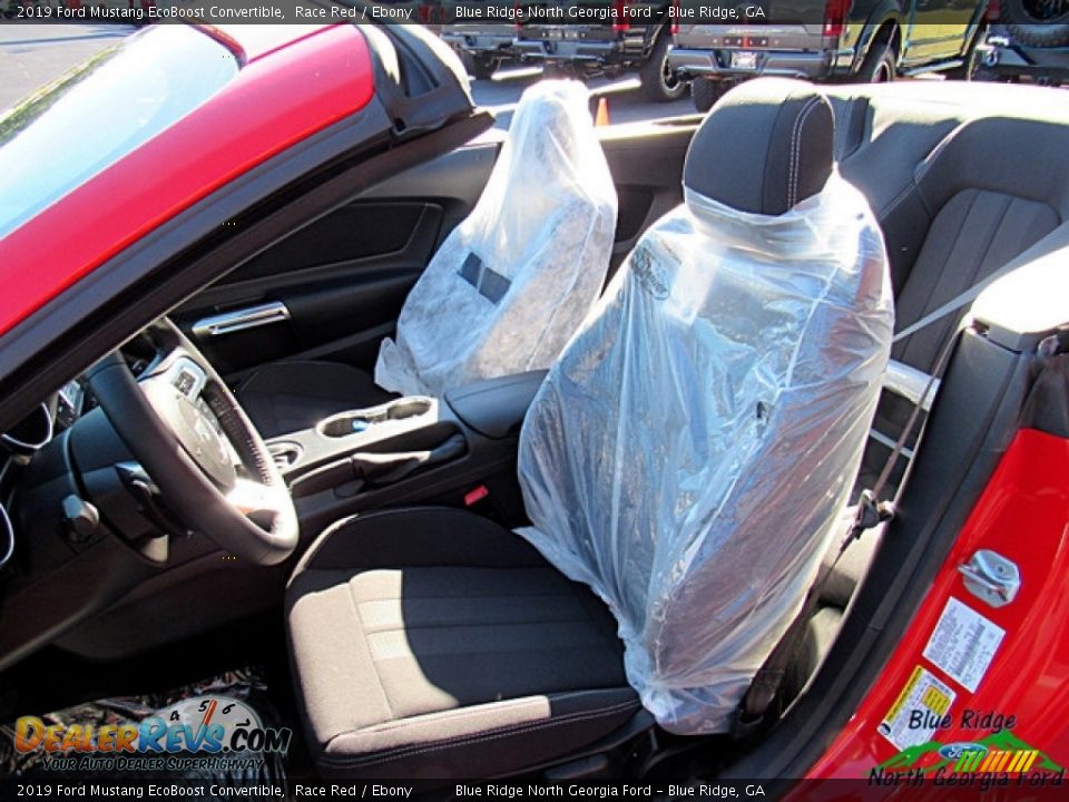 2019 Ford Mustang EcoBoost Convertible Race Red / Ebony Photo #13