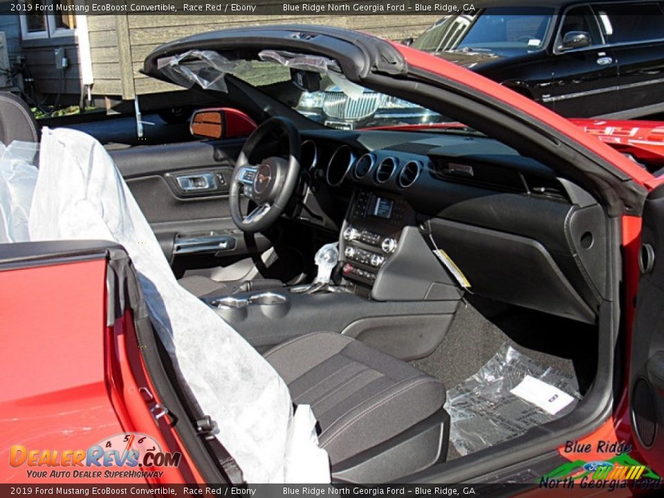 2019 Ford Mustang EcoBoost Convertible Race Red / Ebony Photo #14