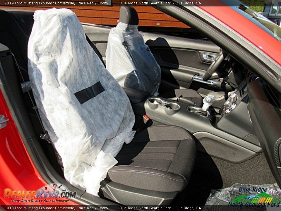 2019 Ford Mustang EcoBoost Convertible Race Red / Ebony Photo #15