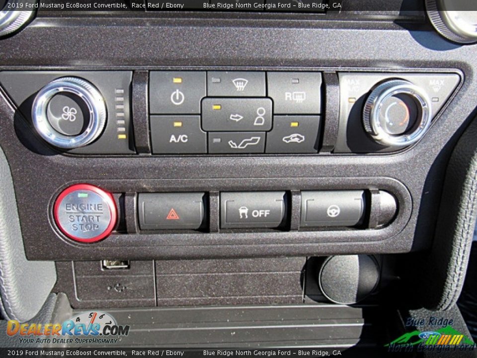2019 Ford Mustang EcoBoost Convertible Race Red / Ebony Photo #23